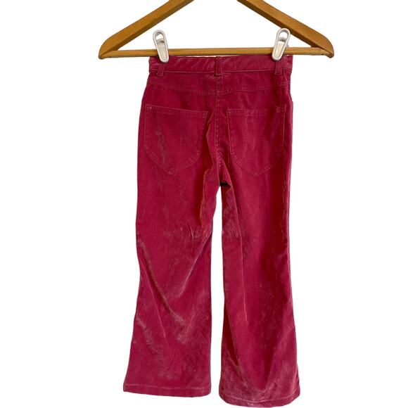 Silvana Cirri pink velour flare pant. Size 6. - Picture 2 of 5